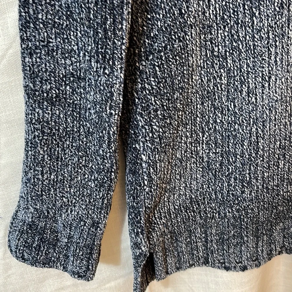 Orvis Plush Chenille Marled Navy Sweater